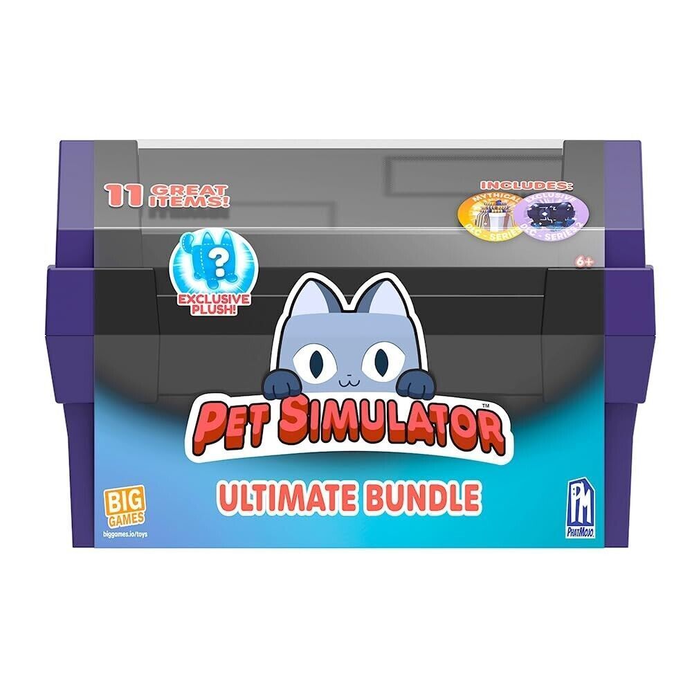 PET SIMULATOR ULTIMATE BUNDLE 12" TECH TREASURE CHEST SERIES 2 EXCLUSIVE PLUSH